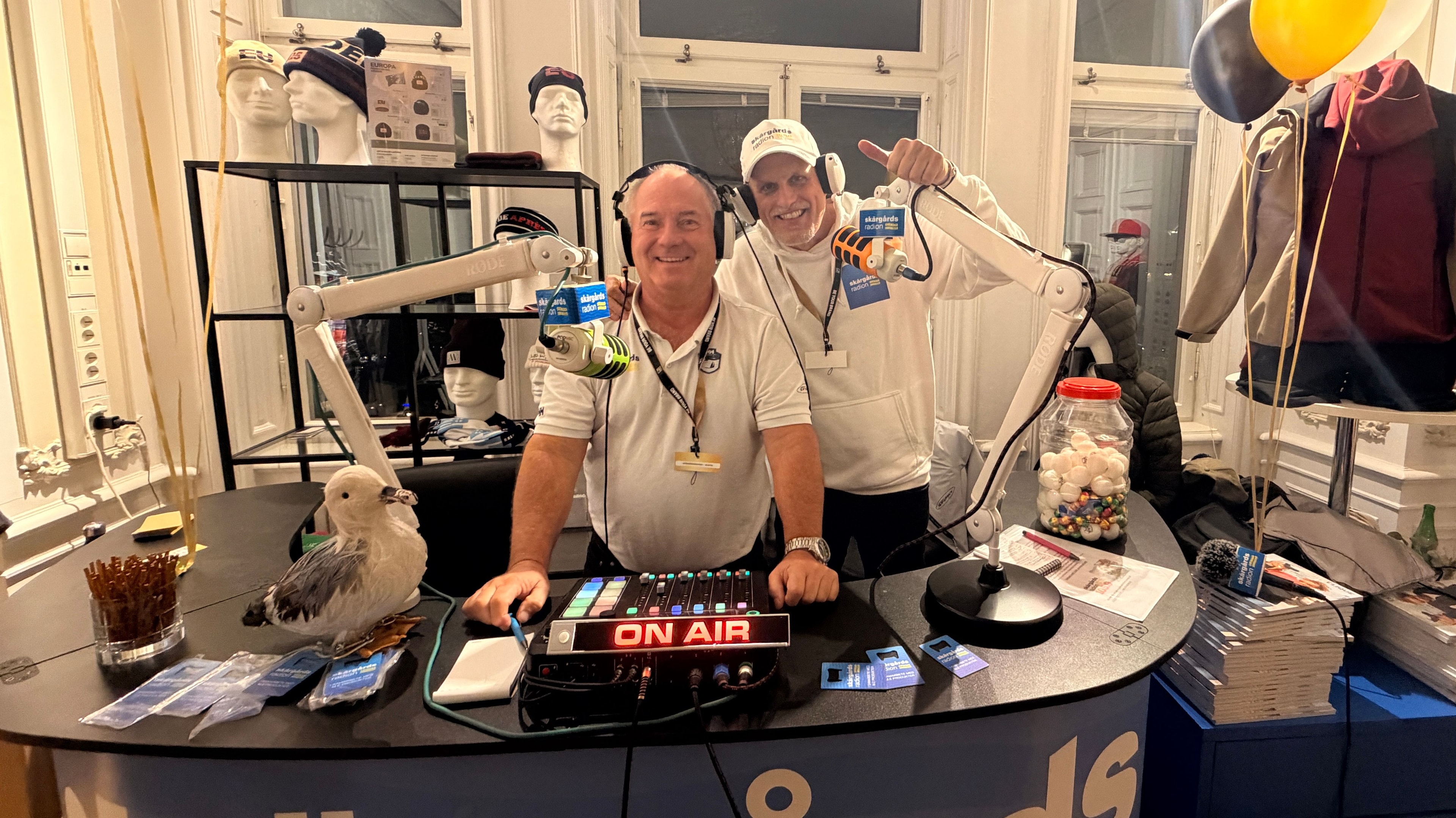 Team Galant på fest hos ME Produkter